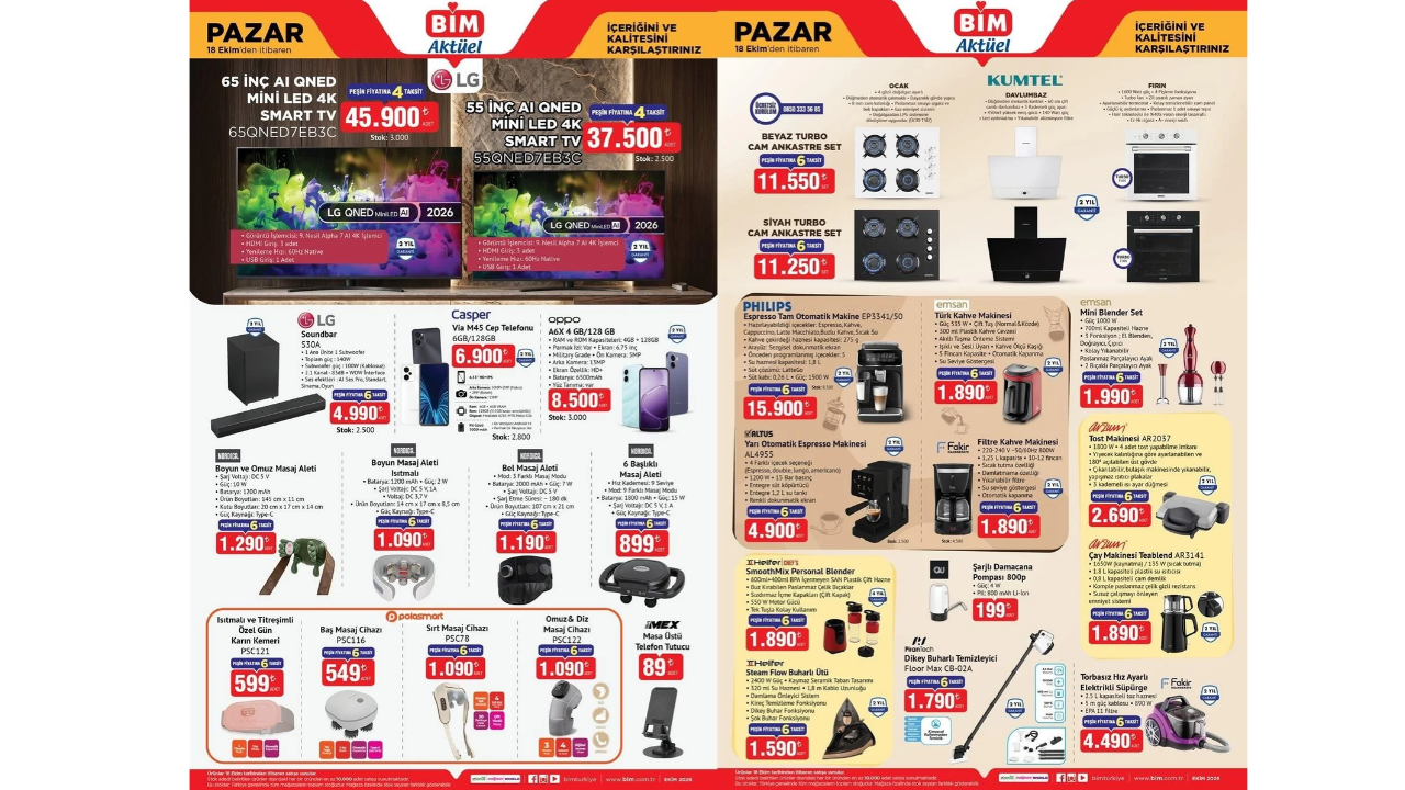 BİM LG QNED TV