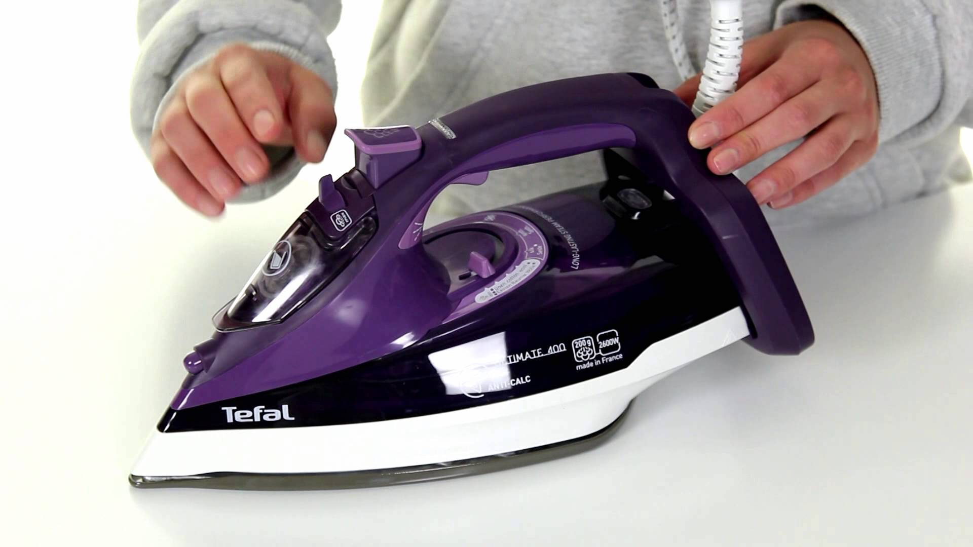 Tefal Ultimate Anti-Calc ütü - Pembe Teknoloji